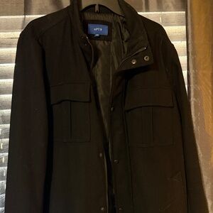 Apt. 9 -Men's Black Wool Jacket - Size Large